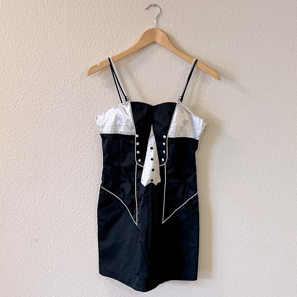 Holy. G Dresses & Skirts - Tuxedo Mini Dress, size S